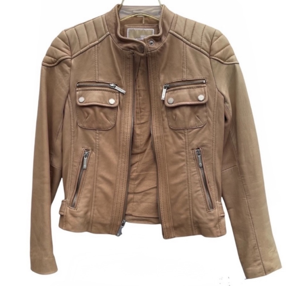 Michael Kors leather jacket - Picture 12 of 13